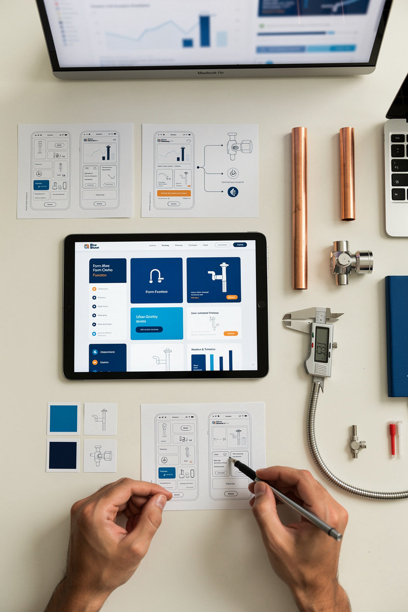 Ohio Blue Plumbing design philosophy - modern web design principles